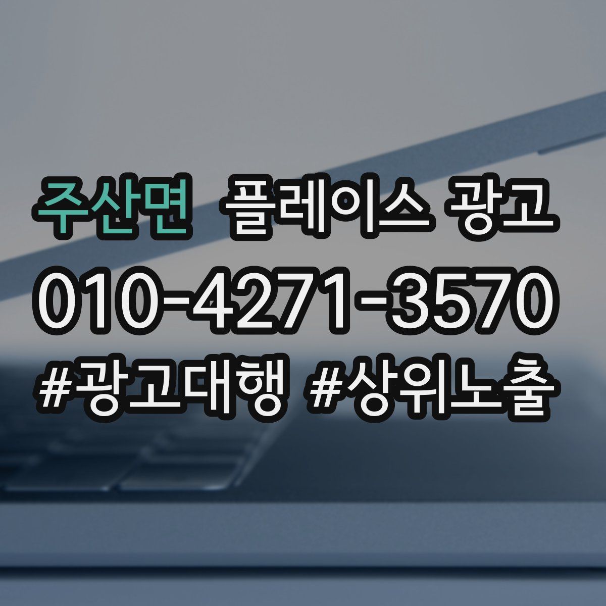 주산면 플레이스 광고