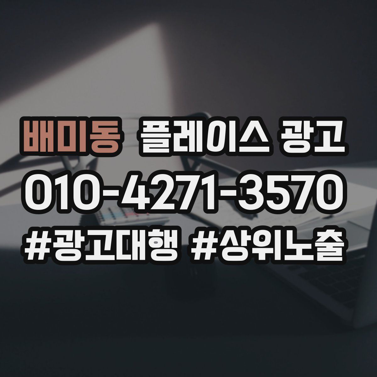 배미동 플레이스 광고