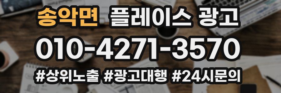 송악면 플레이스 광고