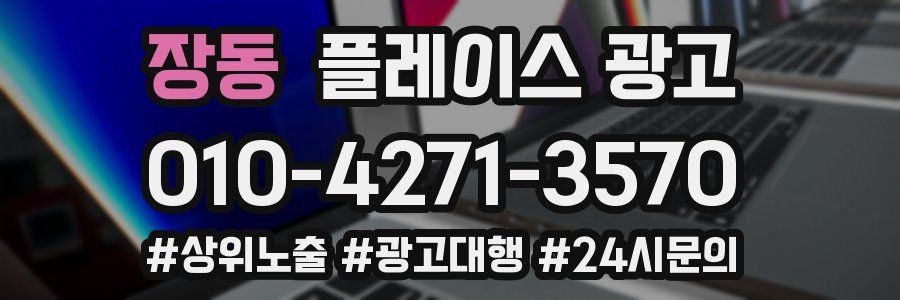 장동 플레이스 광고
