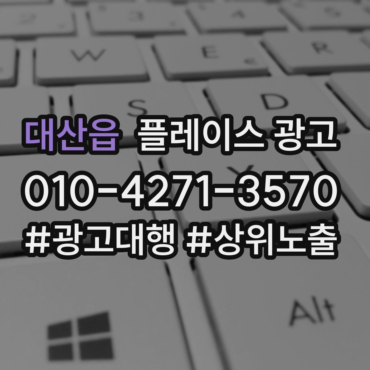 대산읍 플레이스 광고