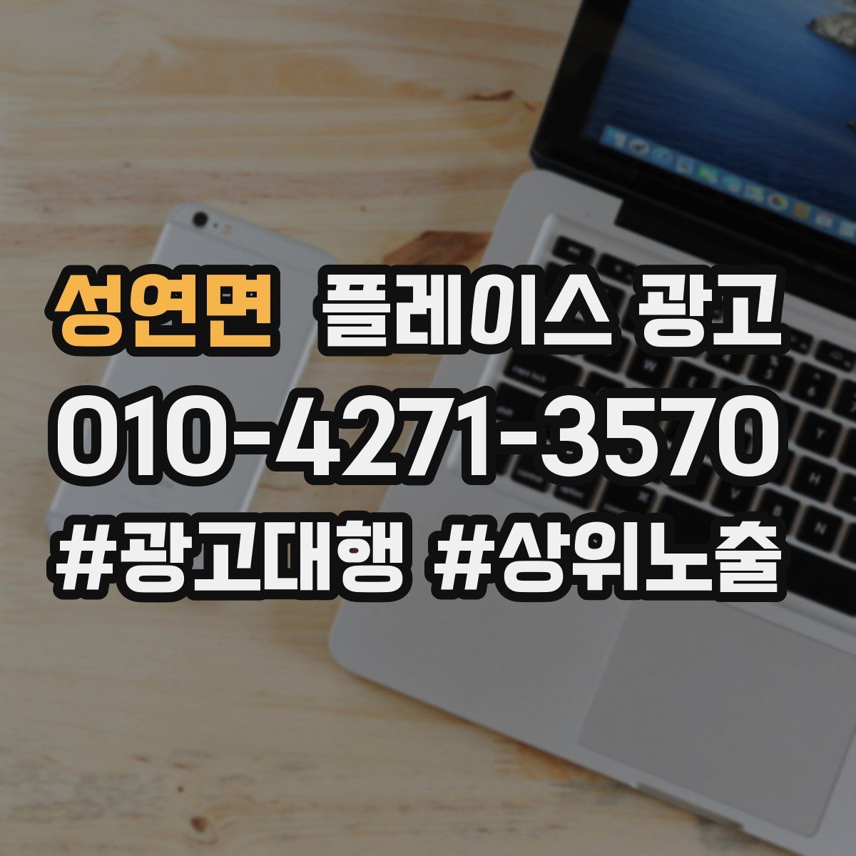 성연면 플레이스 광고
