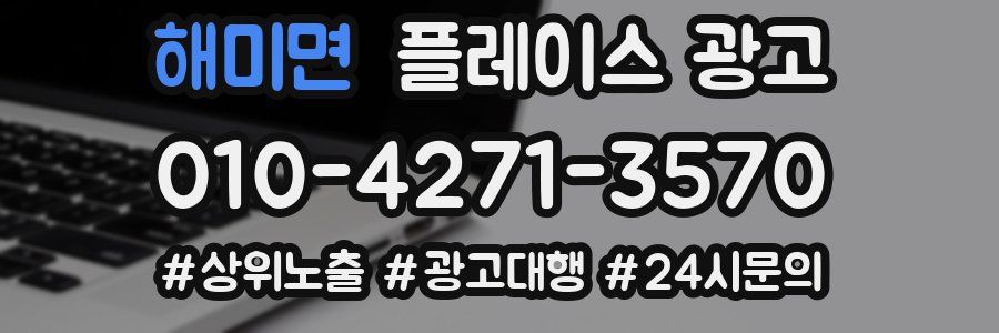 해미면 플레이스 광고