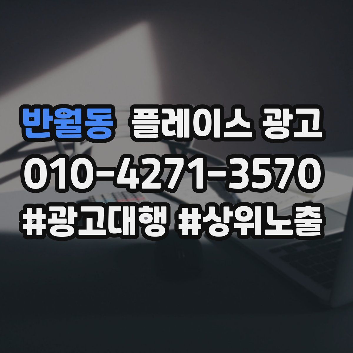 반월동 플레이스 광고