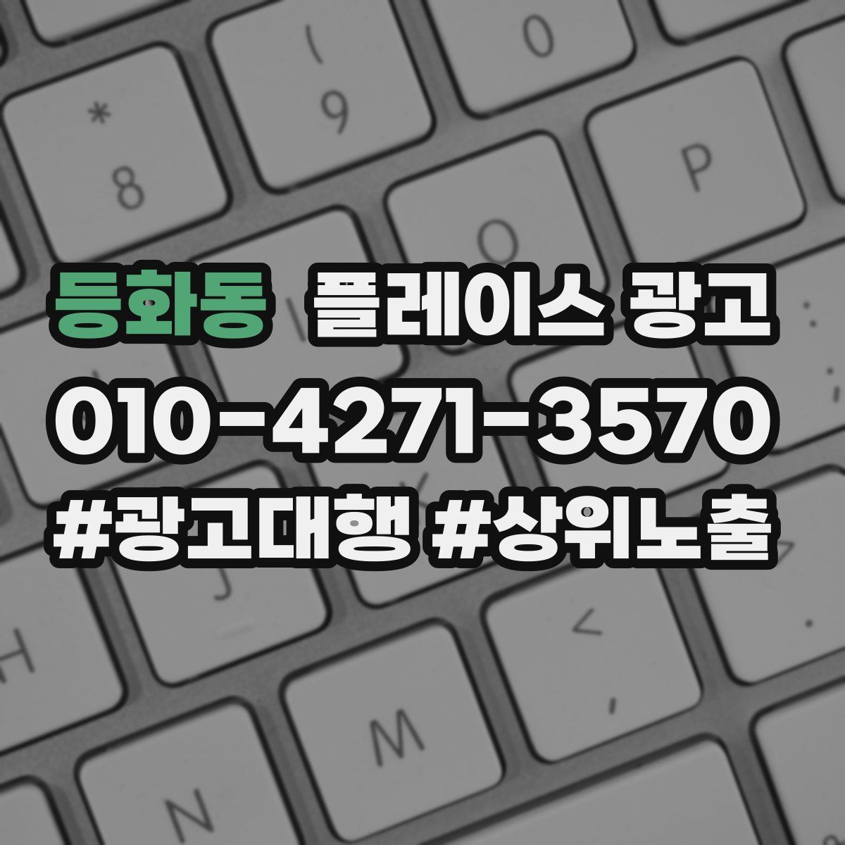 등화동 플레이스 광고