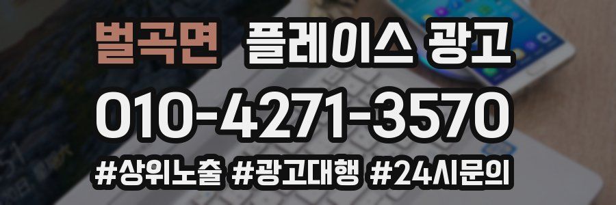 벌곡면 플레이스 광고