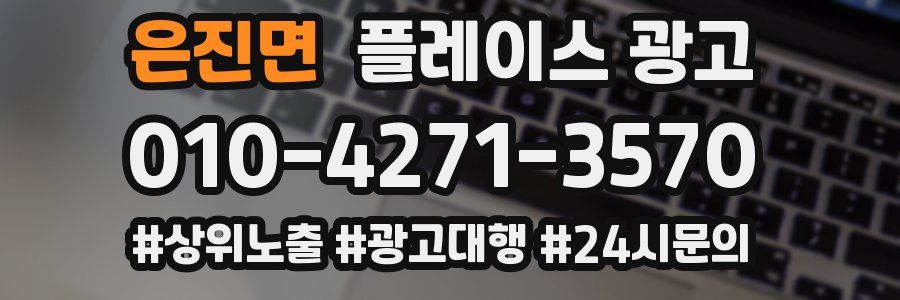 은진면 플레이스 광고