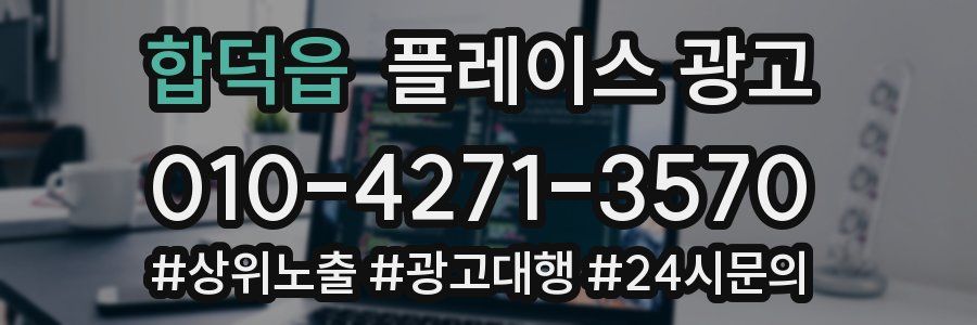 합덕읍 플레이스 광고