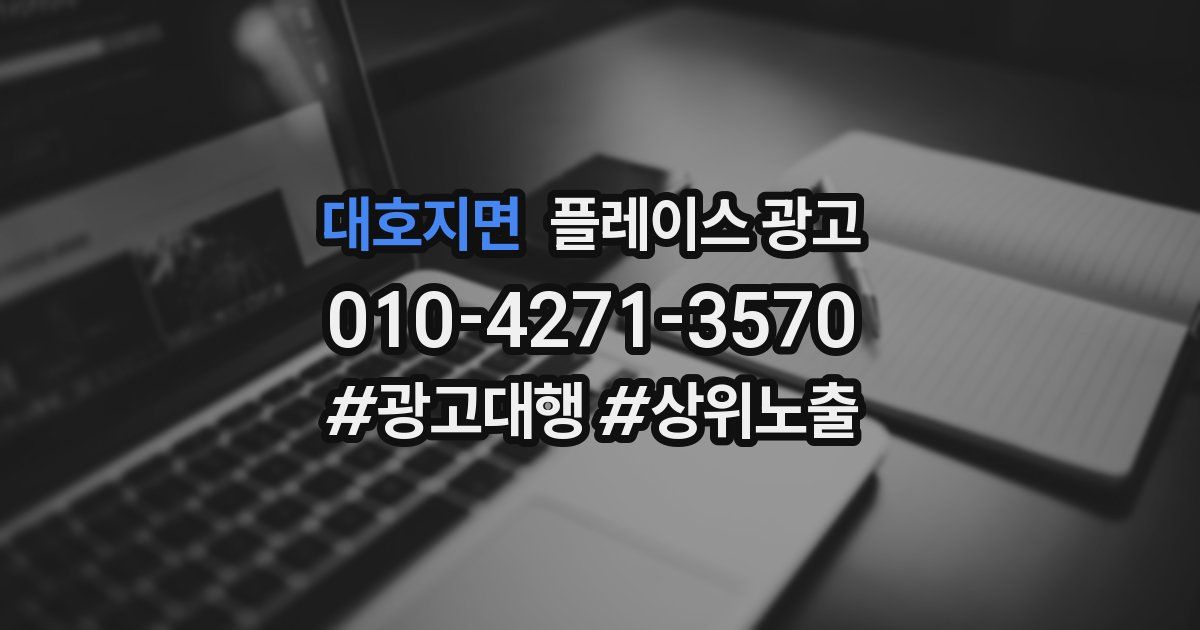 대호지면 플레이스 광고