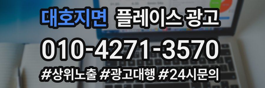 대호지면 플레이스 광고