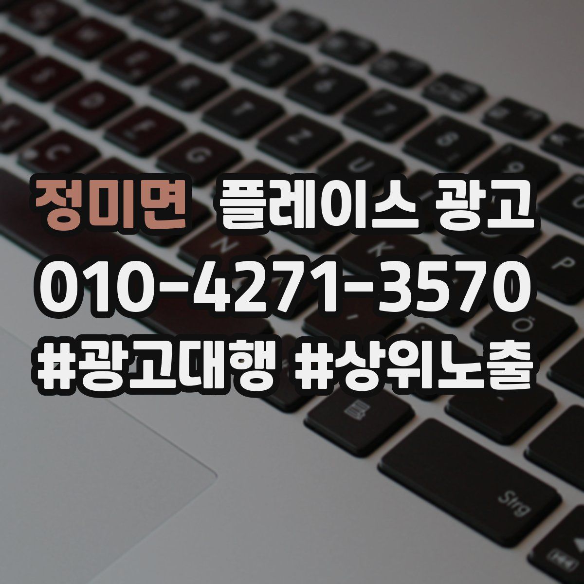 정미면 플레이스 광고