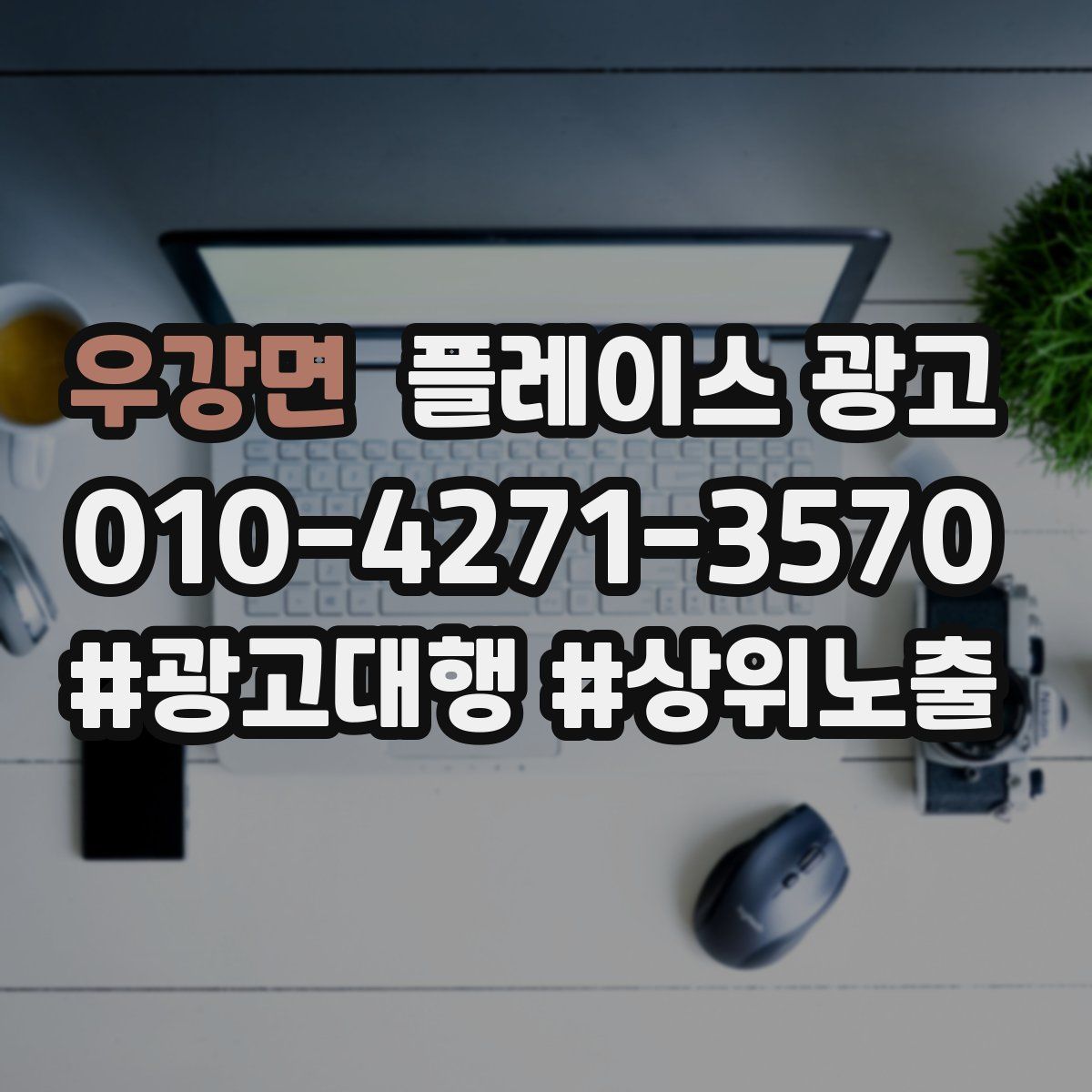 우강면 플레이스 광고