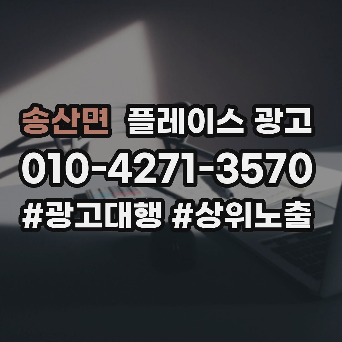 송산면 플레이스 광고