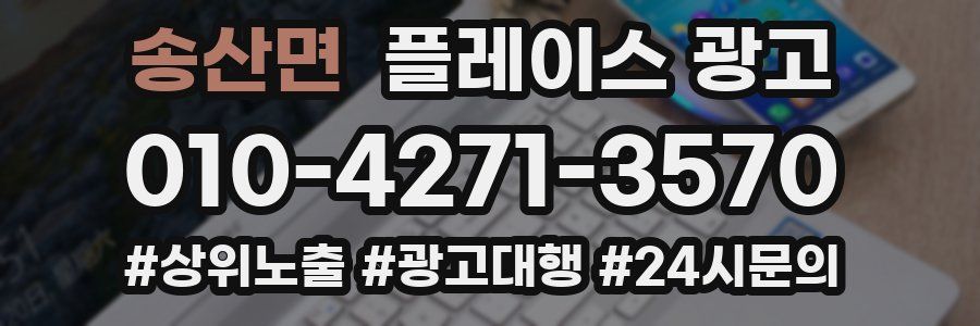 송산면 플레이스 광고