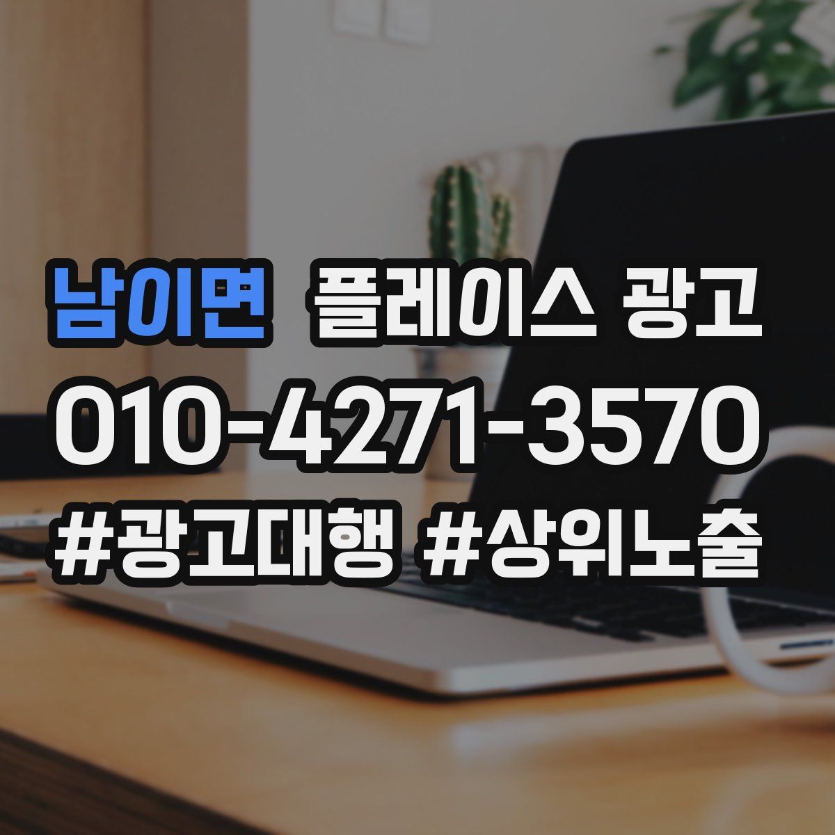 남이면 플레이스 광고