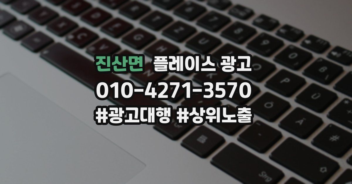 진산면 플레이스 광고
