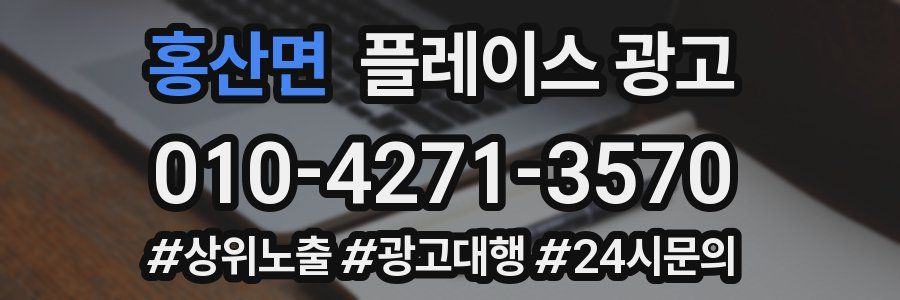 홍산면 플레이스 광고