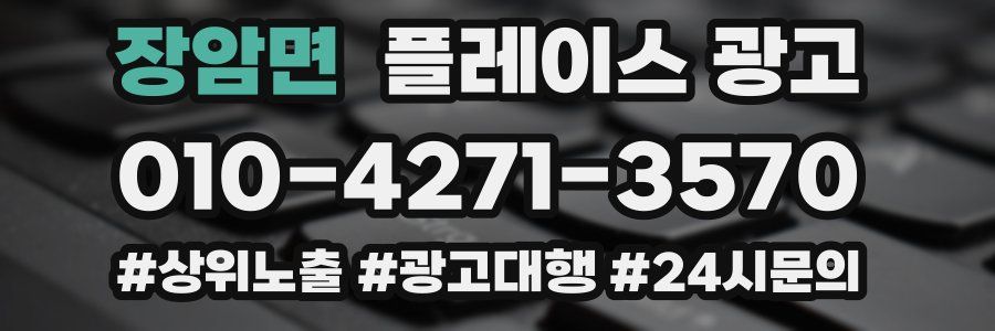 장암면 플레이스 광고