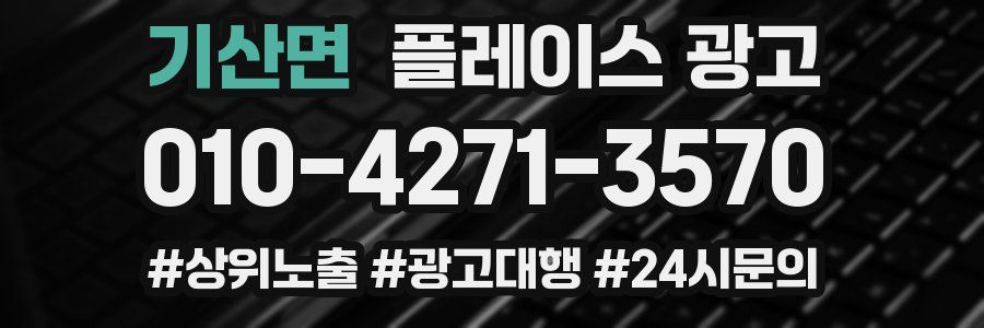 기산면 플레이스 광고