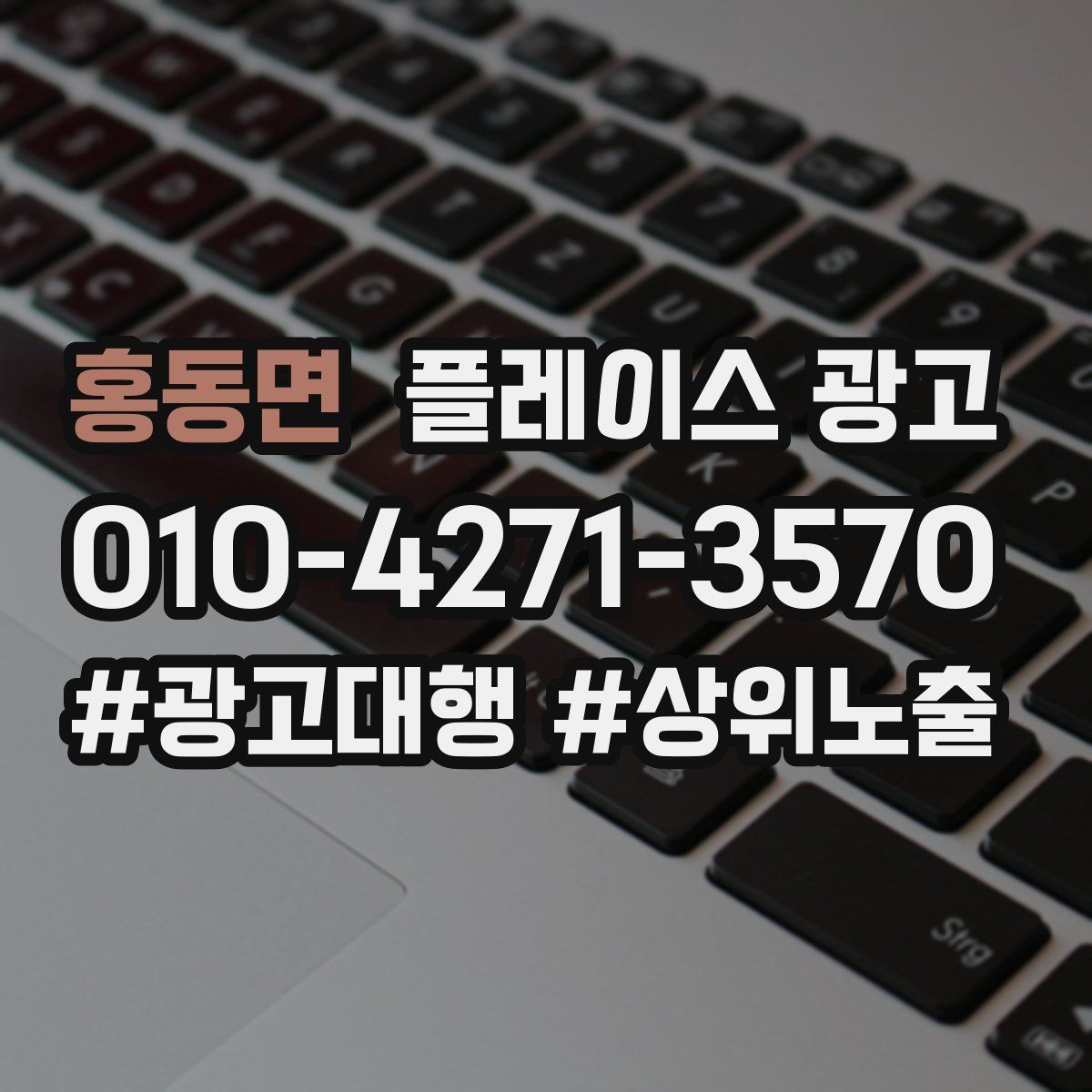 홍동면 플레이스 광고