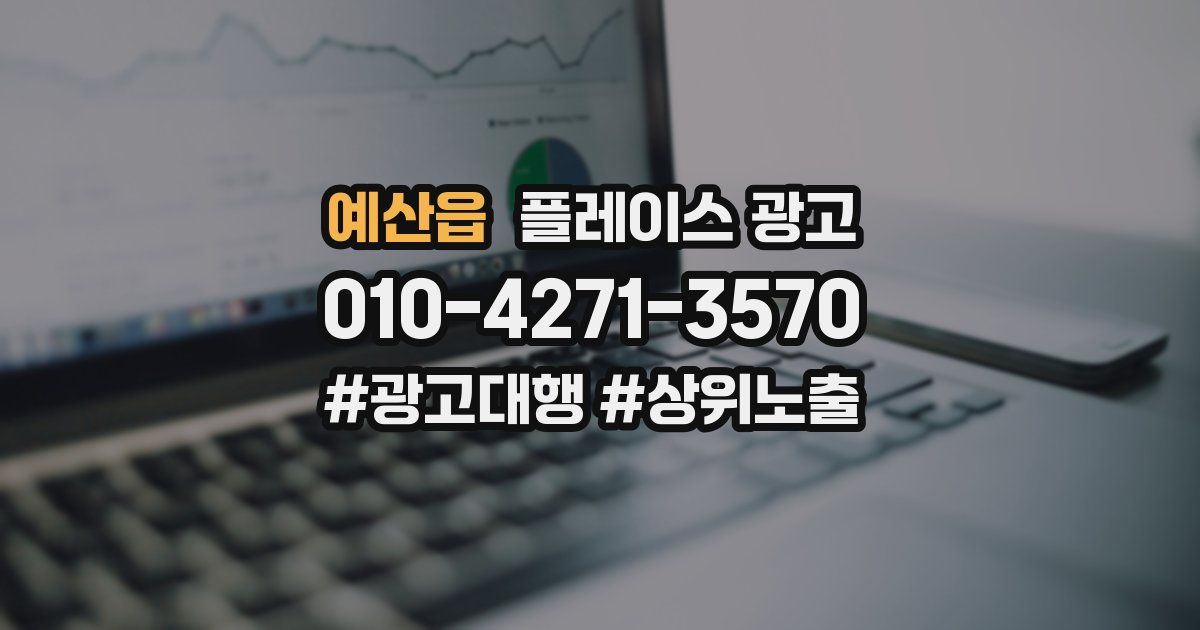 예산읍 플레이스 광고