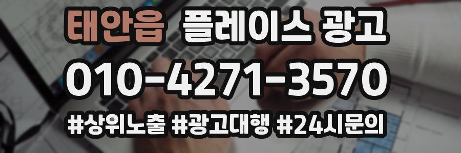 태안읍 플레이스 광고