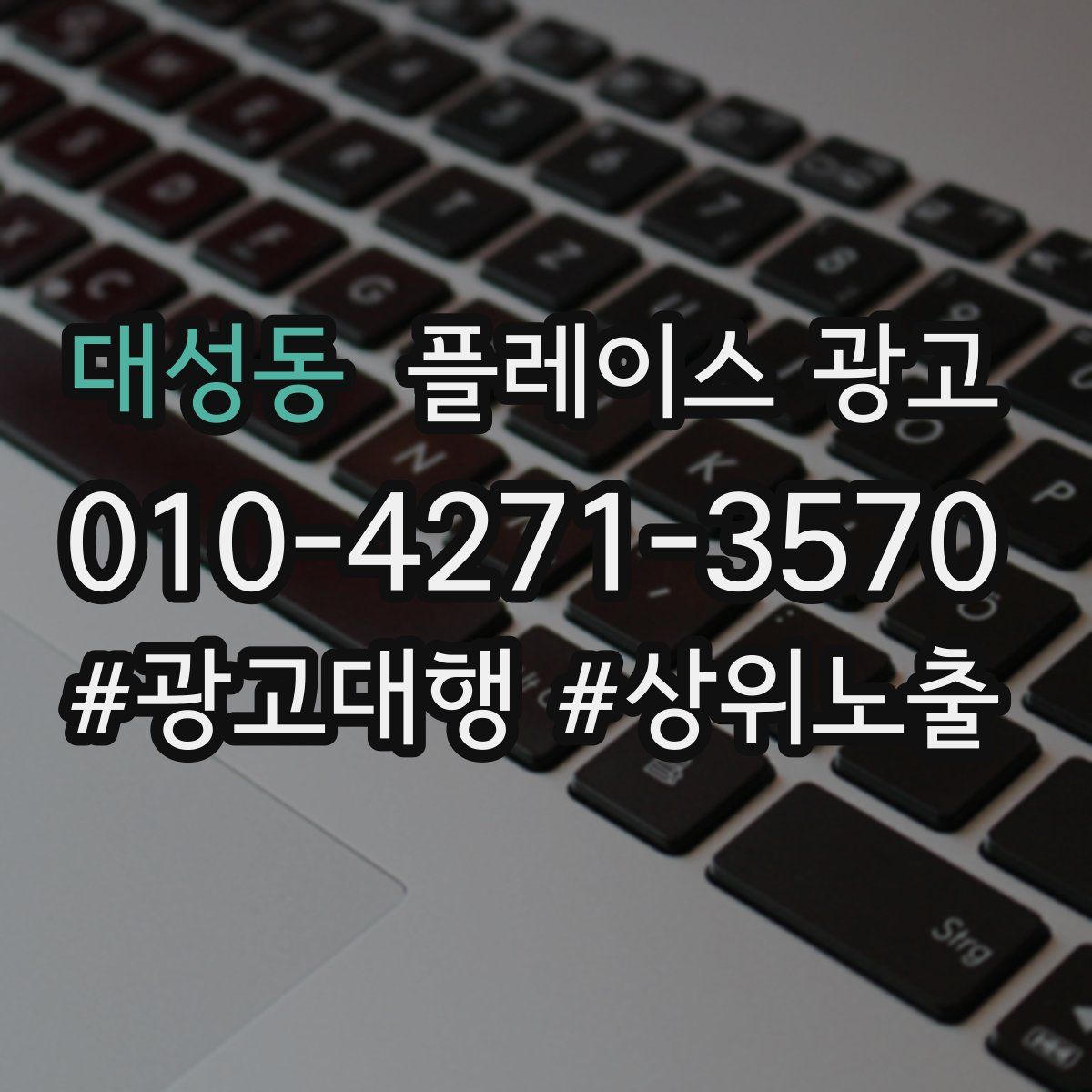 대성동 플레이스 광고