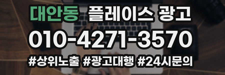 대안동 플레이스 광고