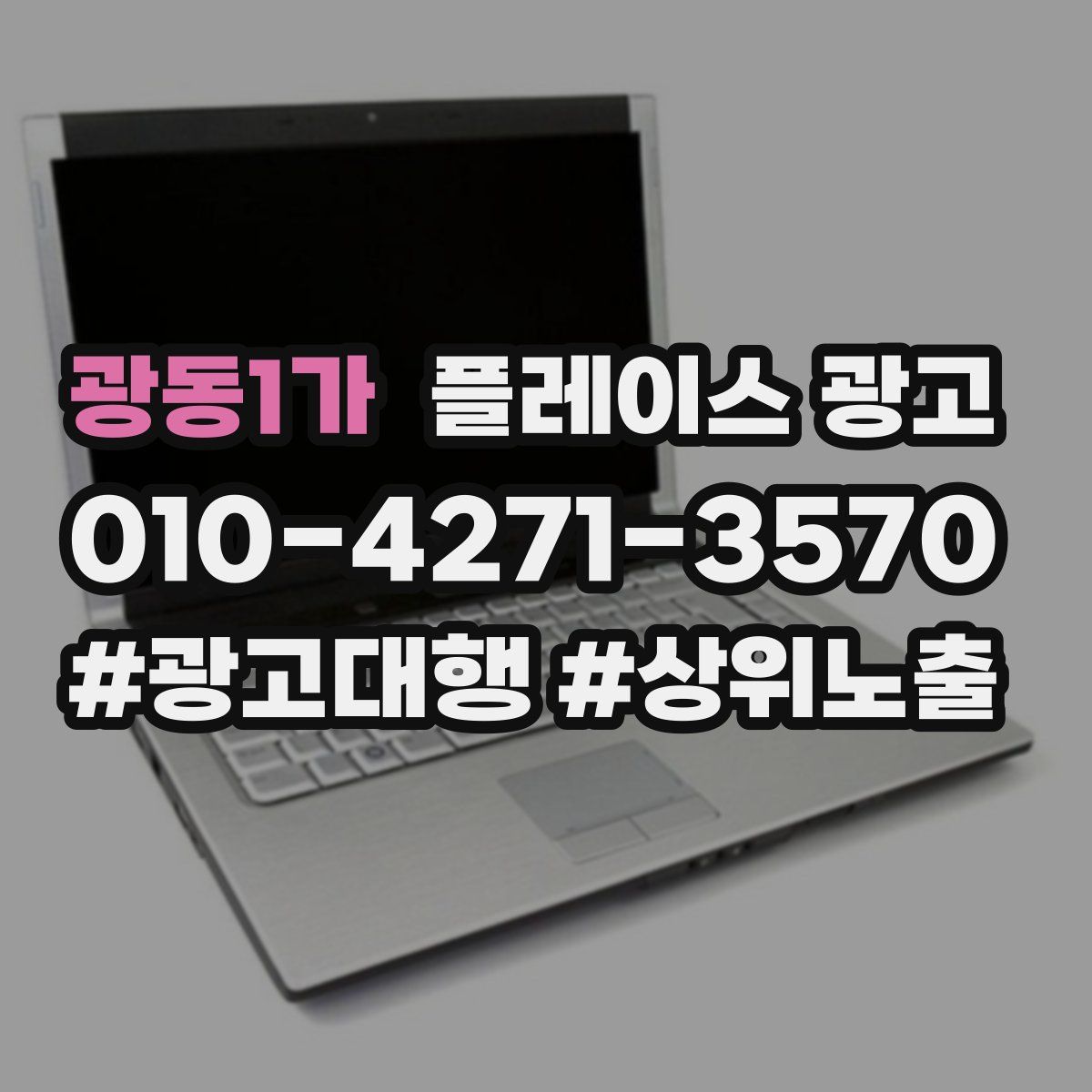 광동1가 플레이스 광고