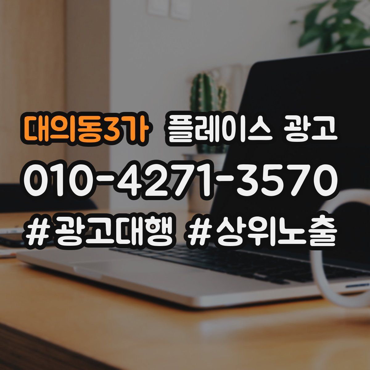 대의동3가 플레이스 광고