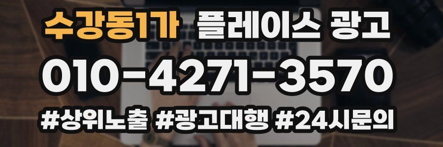 수강동1가 플레이스 광고