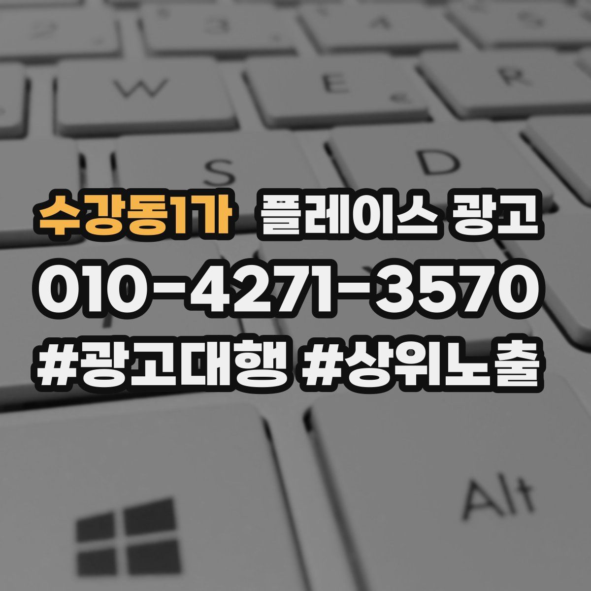 수강동1가 플레이스 광고