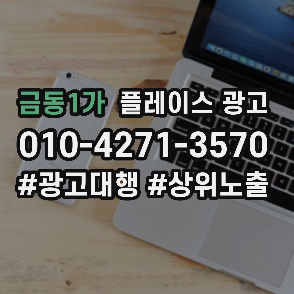 금동1가 플레이스 광고