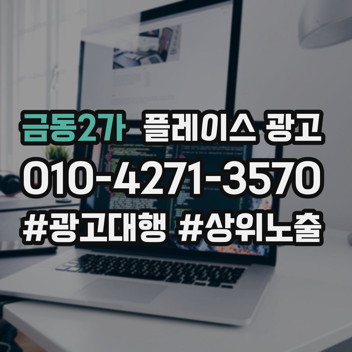 금동2가 플레이스 광고