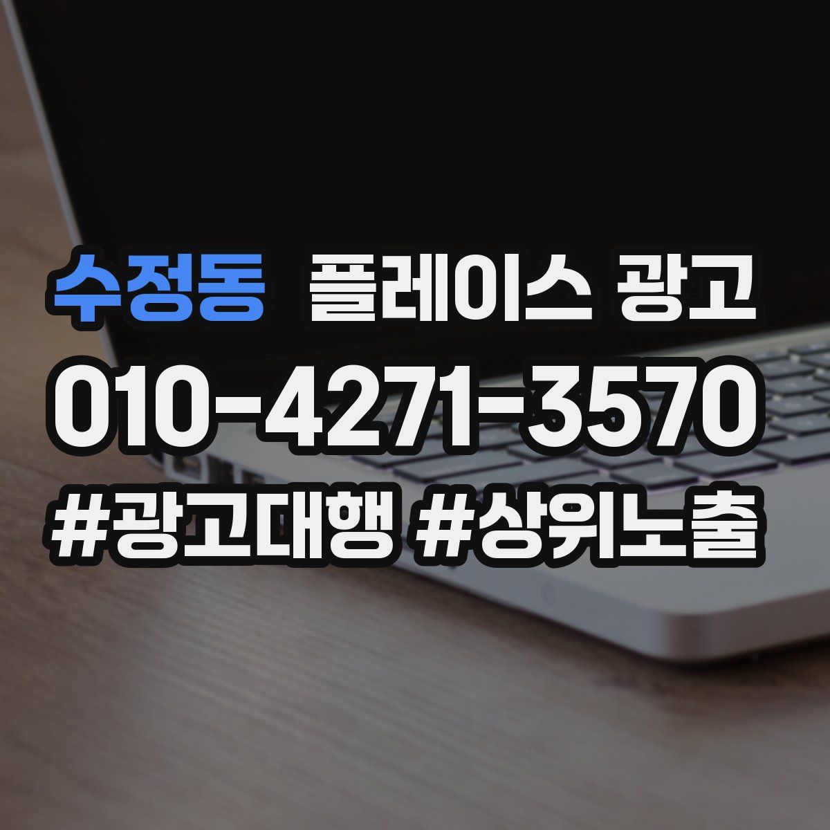 수정동 플레이스 광고