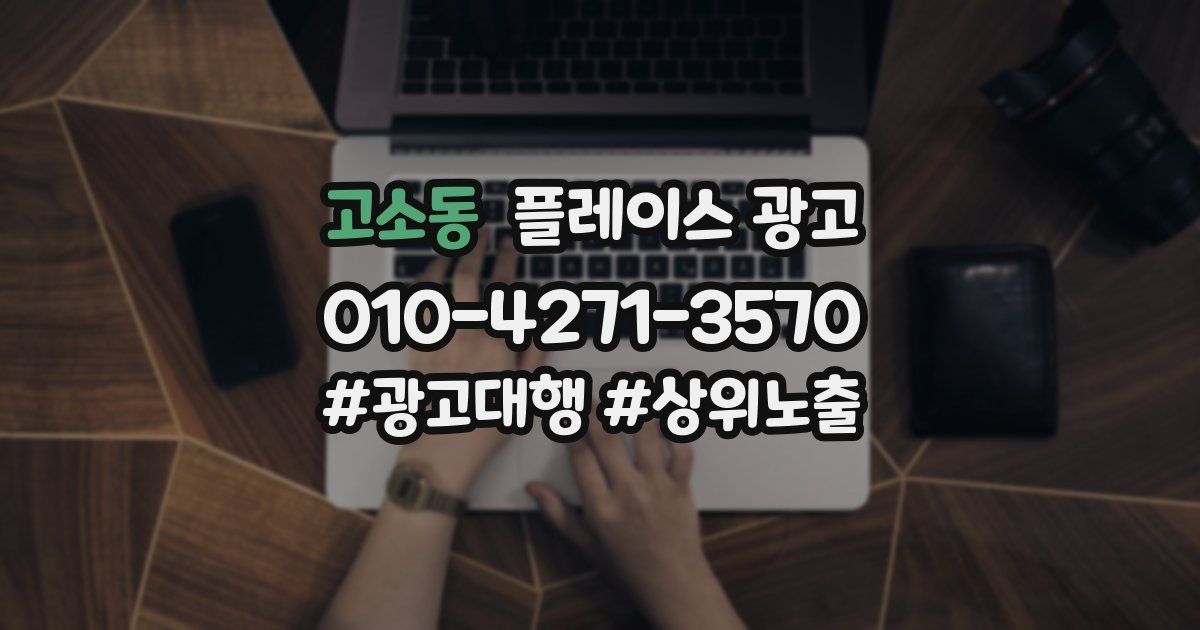 고소동 플레이스 광고