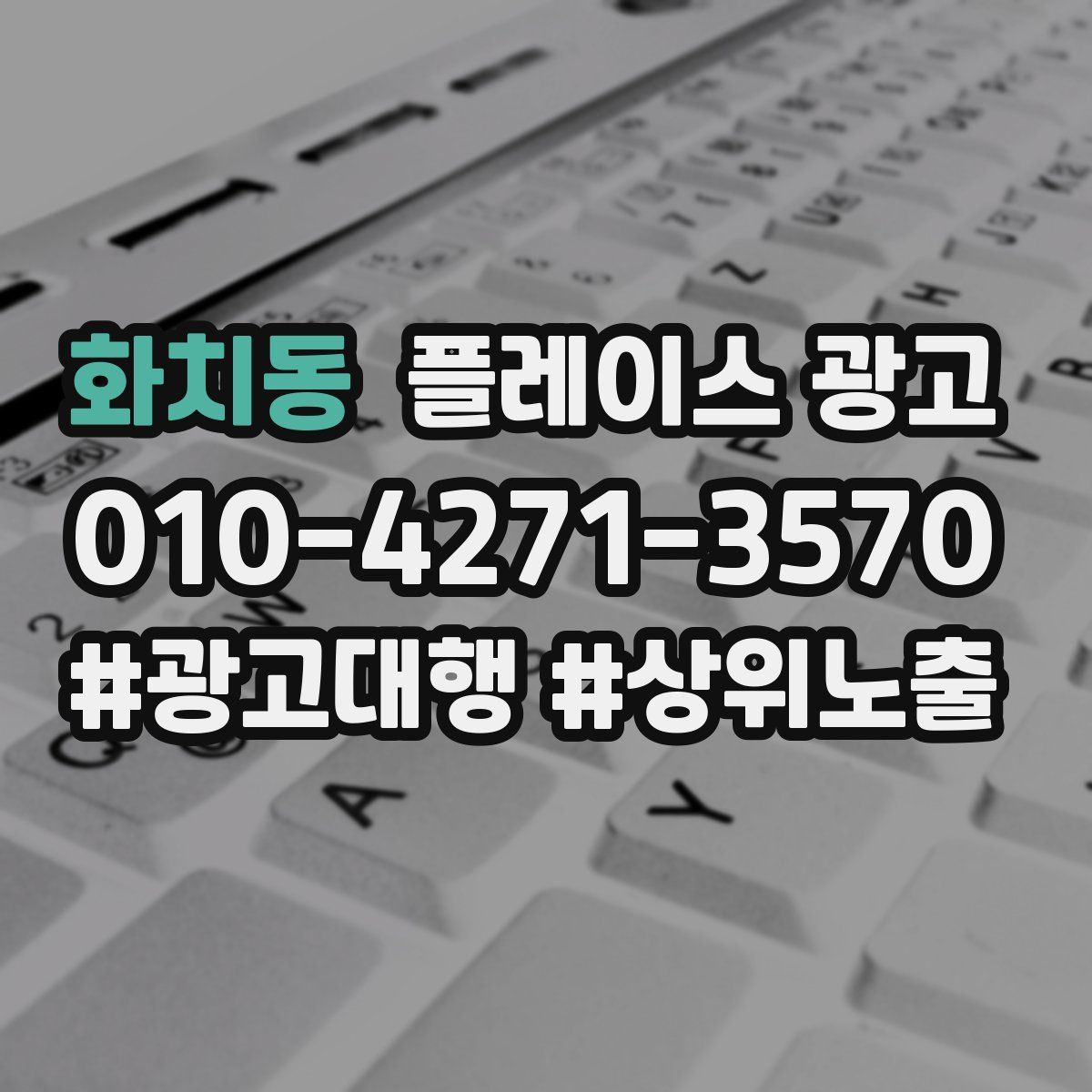 화치동 플레이스 광고