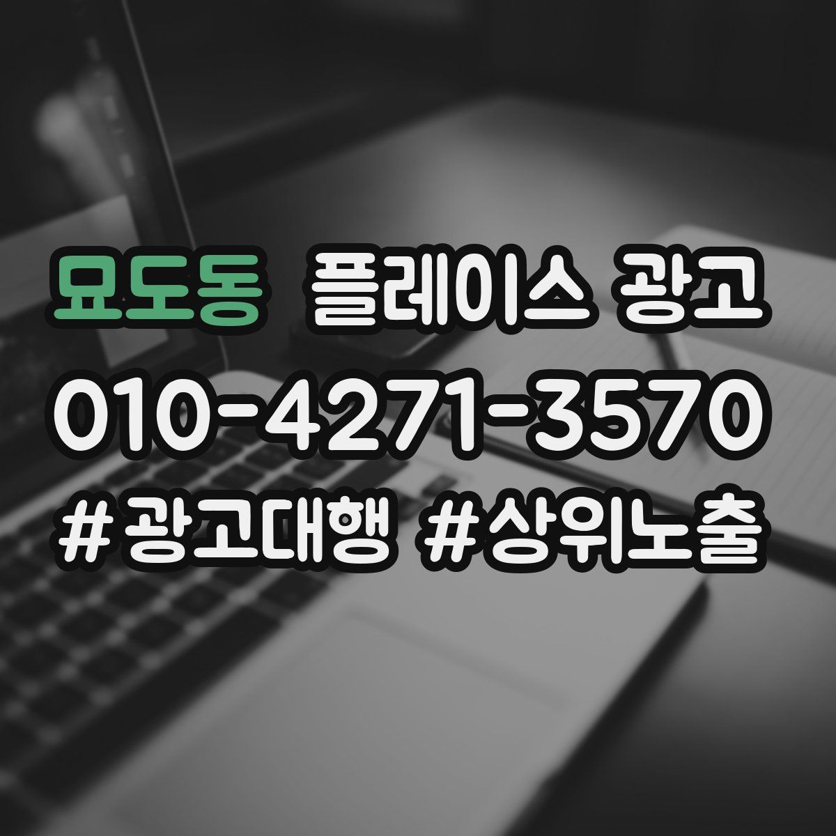 묘도동 플레이스 광고