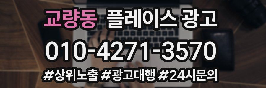 교량동 플레이스 광고