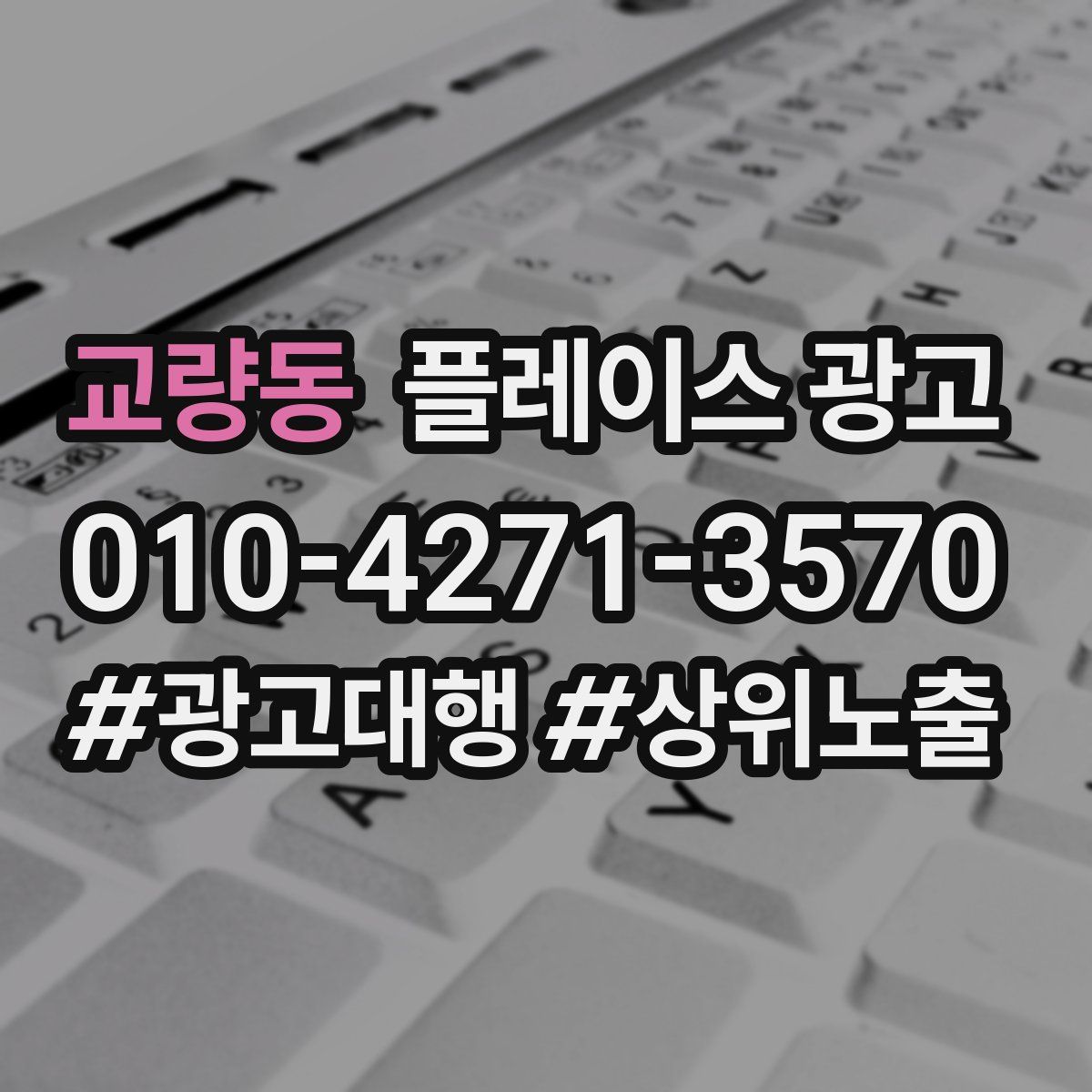 교량동 플레이스 광고