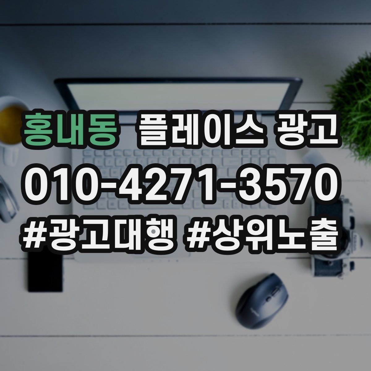 홍내동 플레이스 광고