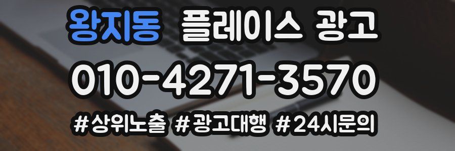 왕지동 플레이스 광고