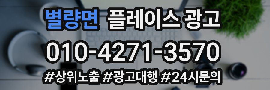 별량면 플레이스 광고