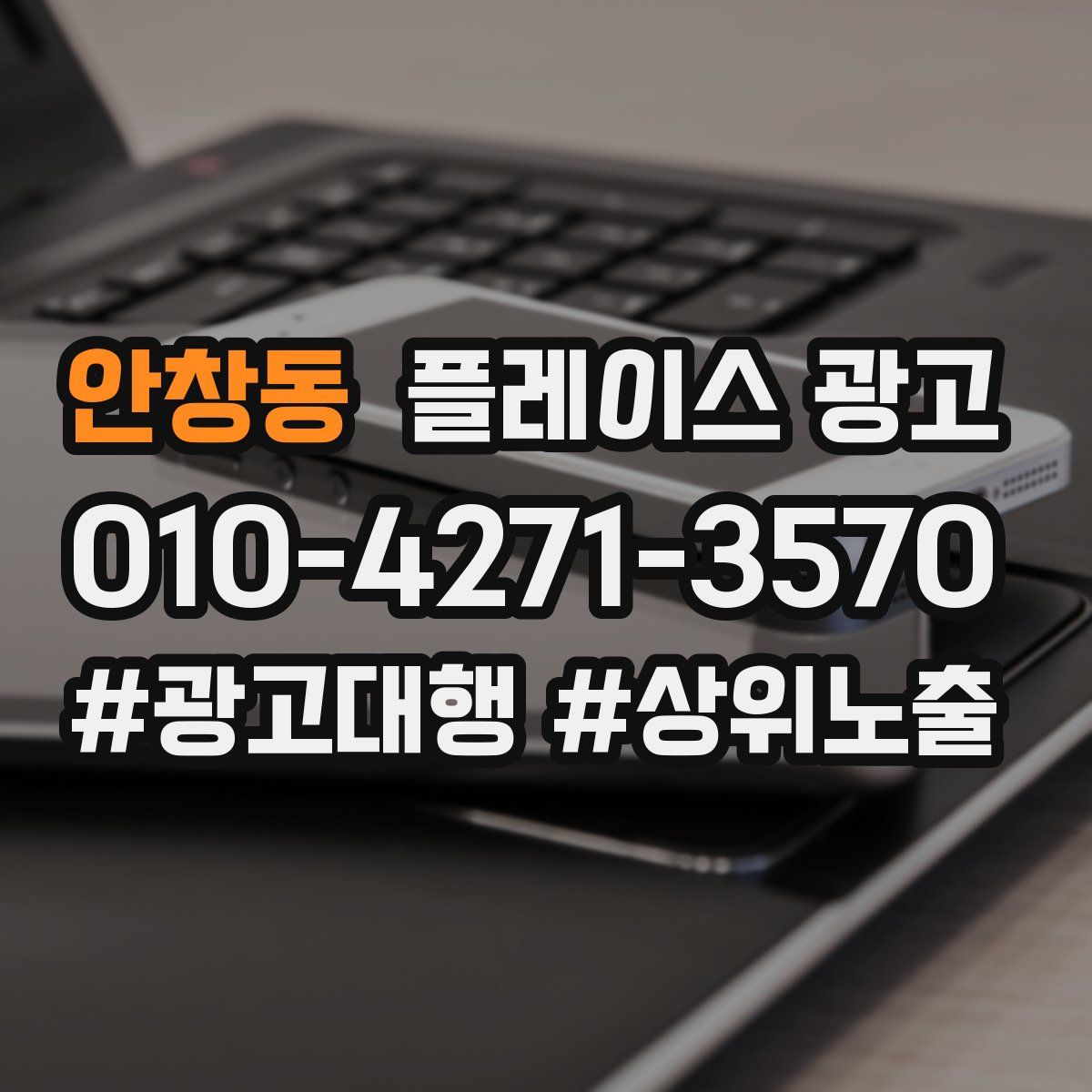 안창동 플레이스 광고