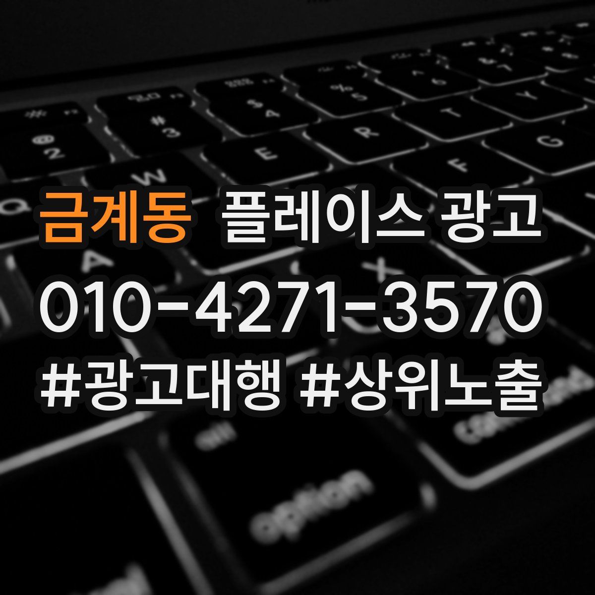금계동 플레이스 광고
