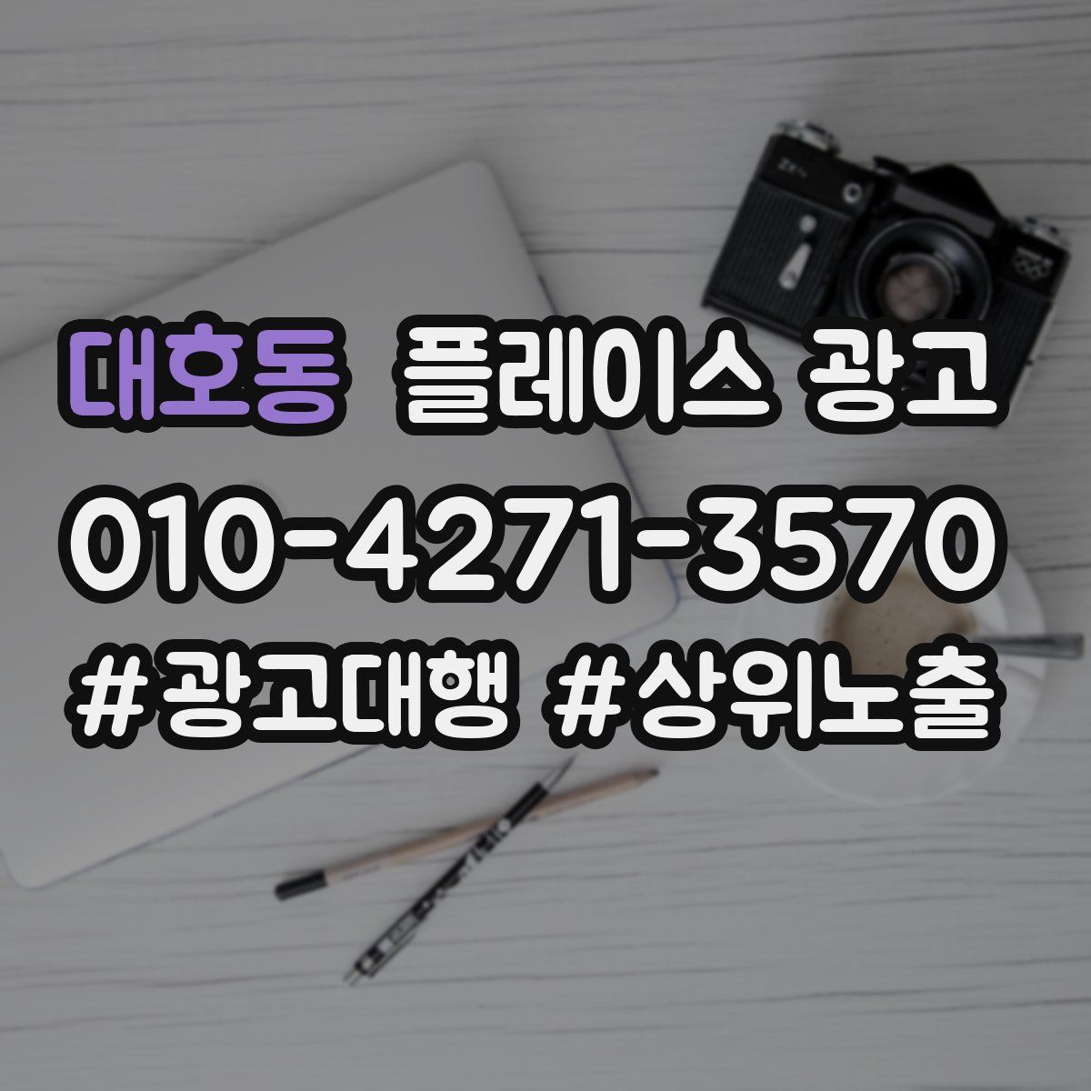 대호동 플레이스 광고