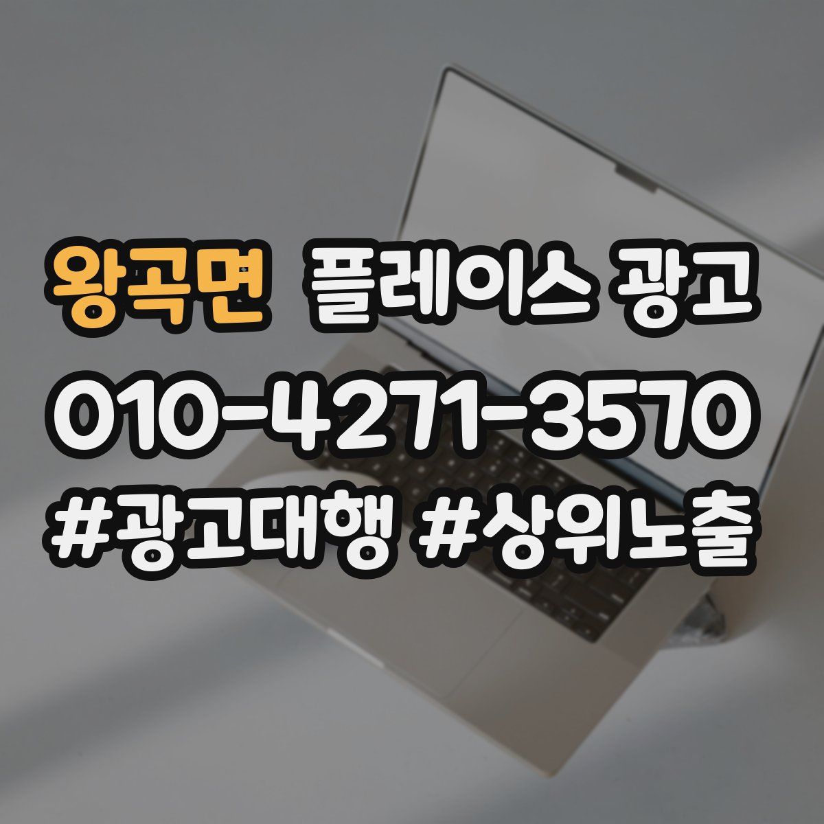 왕곡면 플레이스 광고