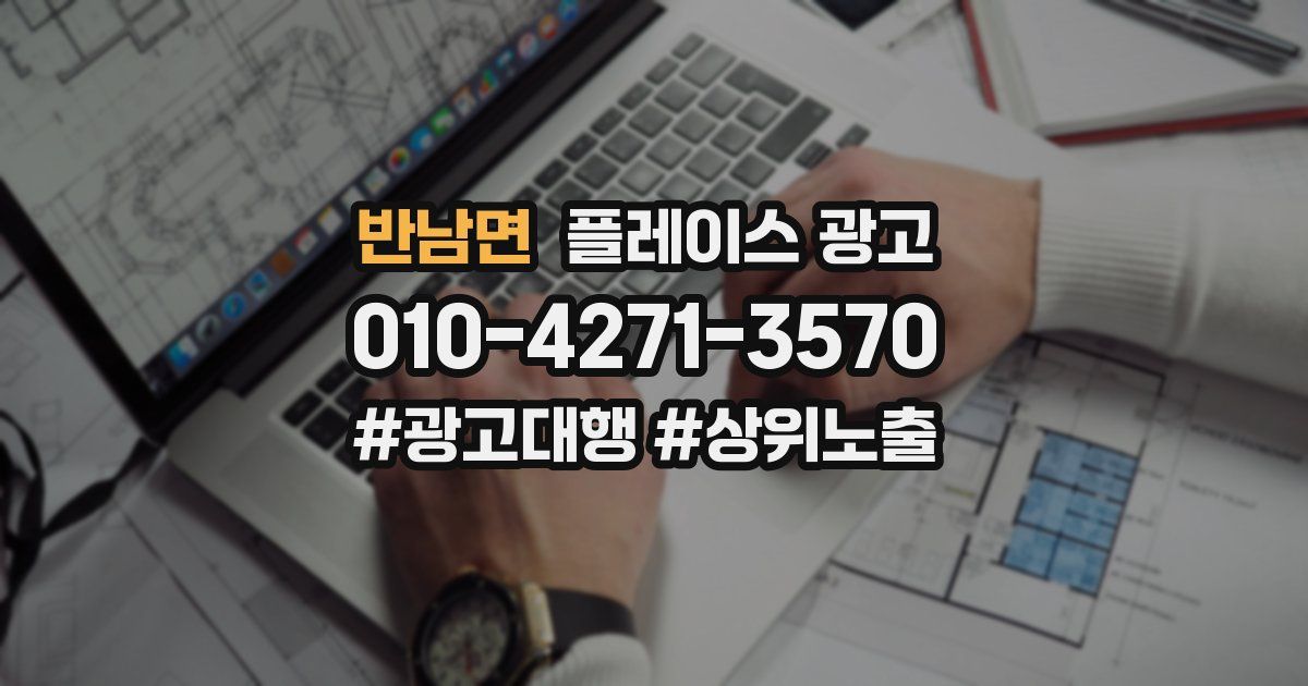 반남면 플레이스 광고
