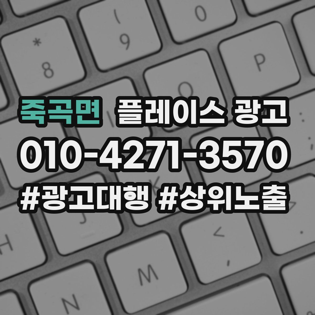 죽곡면 플레이스 광고