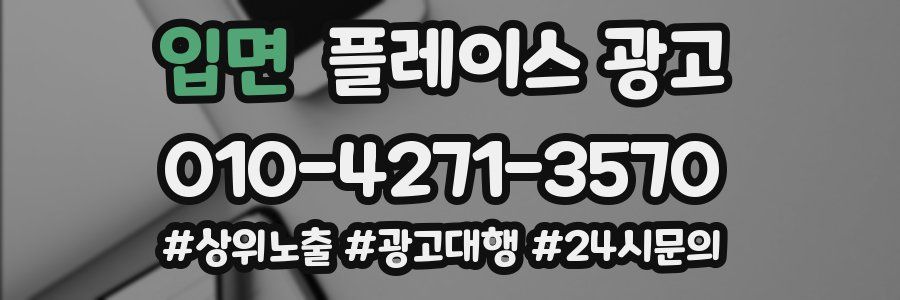 입면 플레이스 광고